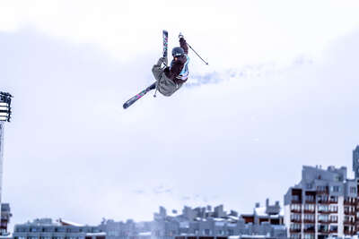 Big-Air-Skisprung in Tignes